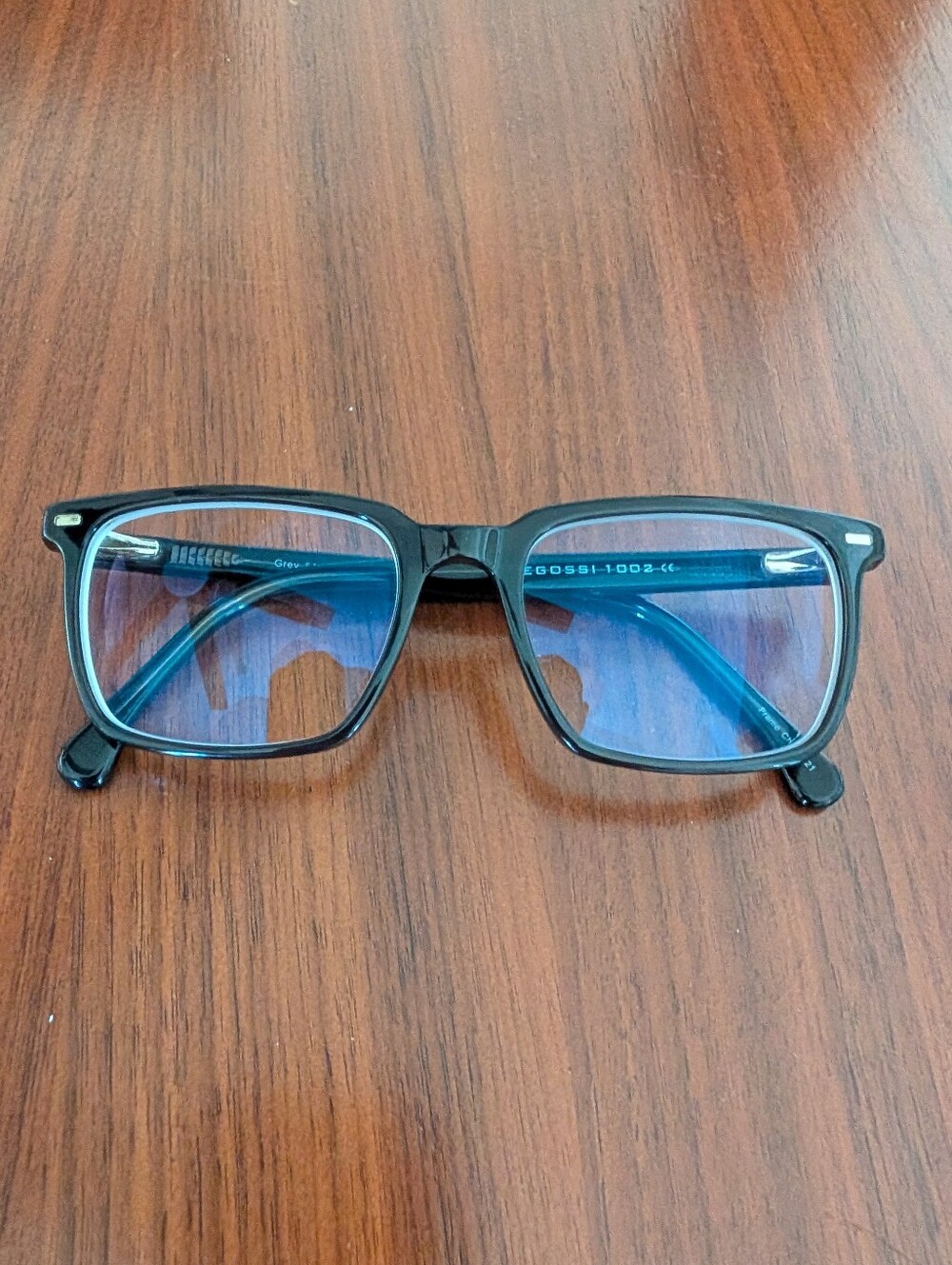 Fregossi 1002 Square Eyeglasses Grey 51-18/140 Pre Owned Frames Only